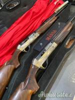 Fucili semiautomatici Benelli Mania ,calibro 12-20 .Coppia numerata,solo 300 coppie al mondo