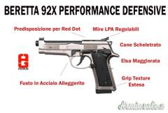 Beretta 92X PERFORMANCE DEFENSIVE 9x21  9x21mm IMI