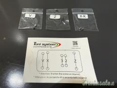 piastrina toni system red dot glock