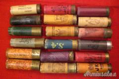 cartucce caccia cal 12 in cartone anni 60/70 da collezione