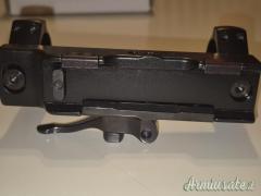 attacco Contessa a sgancio rapido per picatinny modello SIMPLE BLACK PICATINNY