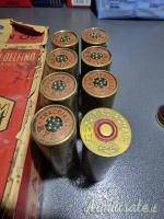 Verie scatole e cartucce antiche da collezione .22lr e cal.12