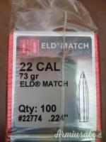 Ogive Hornady ELD Match 73 gr cal. 223 Remington
