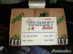 palle cal 38/357 158 grani TARGET BULLET