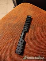 SLITTA PICATINNY 25 MOA PER CZ 455 / 452