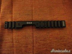 SLITTA PICATINNY 25 MOA PER CZ 455 / 452
