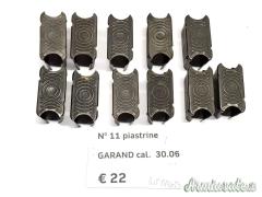 N° 11 piastrine per Garand M1 cal. 30.06