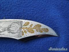 Coltello da caccia Indiana Maniago da presentazione e vetrina