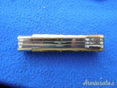 Coltello multiuso da caccia Indiana Maniago manico in corno