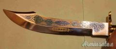 Coltello Indiana Maniago Damasco