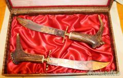 N°2 Coltelli Indiana Maniago Damasco