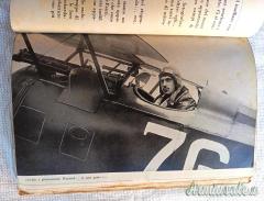 Testo epoca fascista BATTAGLIE NEL CIELO di S. Scaroni 1^ edizione nel 1934 “A. MONDADORI-MILANO”