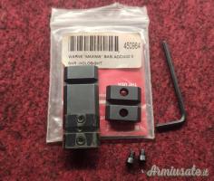 WARNE Base 2 Pz. in acciaio MAXIMA per Browning Bar
