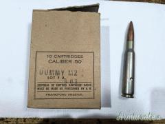 10 CARTUCCE .50 DUMMY M2