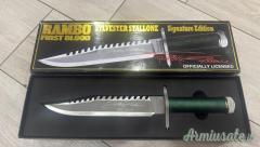 COLTELLO RAMBO FIRST BLOOD - SYLVESTER STALLONE SIGNATURE LIMITED ED.
