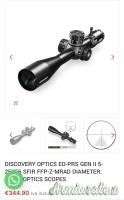 OTTICA CACCIA POLIGONO DISCOVERY OPTICS ED-PRS GEN II 5-25x56