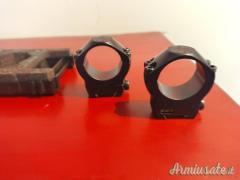 Anelli Tier One Tikka T3 T3X 30mm coda di rondine 17mm dovetail