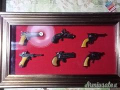 lotto 2vetrine-espositore miniature vintage anni70