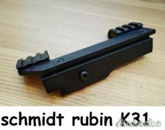 Attacco ottica Schmidt Rubin K31 cal 7.5x55