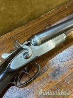 Doppietta cani esterni  cal 12 Holliss Son canne damascate