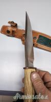 Coltello da caccia artigianale nuovo.