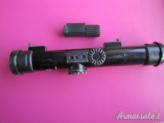 Hensoldt cannocchiale 24x4 con illuminatore per fal stg 58