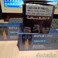 7.62x54r - 100 bossoli - 60 S&B + 40 PPU primo sparo