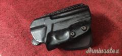 VEGA HOLSTER FONDINA LARGE AUTO #UA 141 IN CUOIO NERO