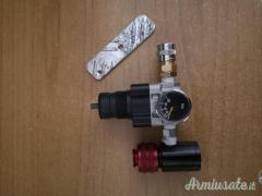 BOMBOLA DA 0.2 LITRI PER HPA COMPLETA DI REGOLATORE E LINEA