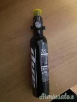 BOMBOLA DA 0.2 LITRI PER HPA COMPLETA DI REGOLATORE E LINEA