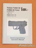 Pistola Heckler Koch 2000SK Cal. 9x21