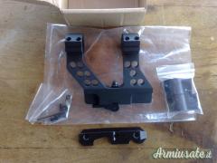 AK47-74 Staffa con anelli + scina laterale per montaggio ottica