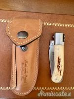 Coltello Gentleman Laguiole Fontenille Pataud in avorio fossile di Mammut