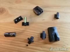 Tacca e mirino - vari esemplari