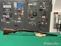 Doppietta marca V.ZO BERNARDELLI modello BRESCIA calibro 12 lunghezza canna 70cm a cani esterni.