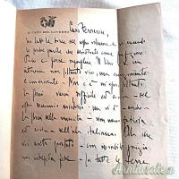 Testo epoca fascista “VOLI PER IL MONDO” di Ferrarin con lettera di compiacimento di Mussolini