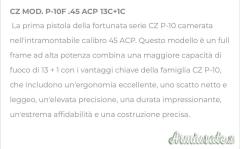 CZ | Ceska Zbrojovka P10F .45 ACP
