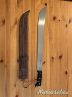 Macete marca Bellota cm.56 con fodero in cuoio cucito a mano