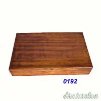 #0192 Valigetta Nuova Legno Ciliegio per Colt Python 6