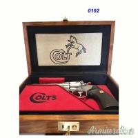 #0192 Valigetta Nuova Legno Ciliegio per Colt Python 6