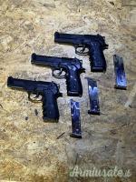 3x Marui M9 Tactical Master a Gas + Caricatori Extra