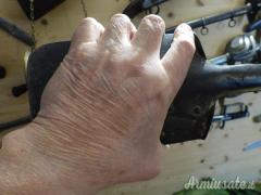 Attrezzo tedesco da trincea per mitraglieri WW1