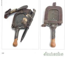 Attrezzo tedesco da trincea per mitraglieri WW1