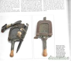 Attrezzo tedesco da trincea per mitraglieri WW1