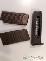 Guancette e caricatore beretta mod. 1915G