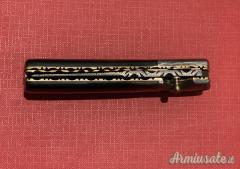 Coltello Perkin - Lama damascata e decorazioni filework