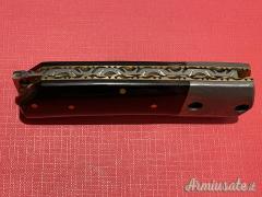 Coltello Perkin - Lama damascata e decorazioni filework
