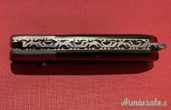 Coltello Perkin - Lama damascata e decorazioni filework
