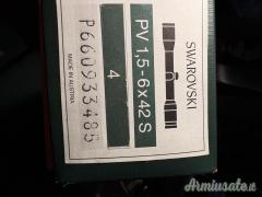 WAROVSKI HABICHT 1,5-6X42   tubo 30mm, ret. 4