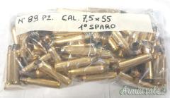 Bossoli 7,5x55 Swiss Sellier & Bellot 1° sparo 89 pz.